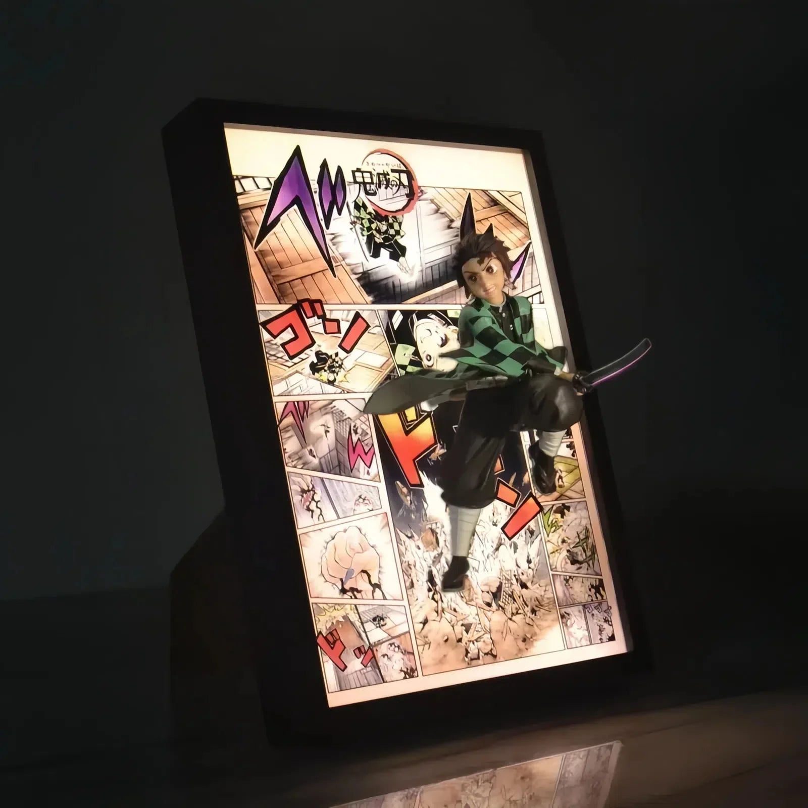 Demon Slayer Tanjiro 3D Light Painting - aartgang