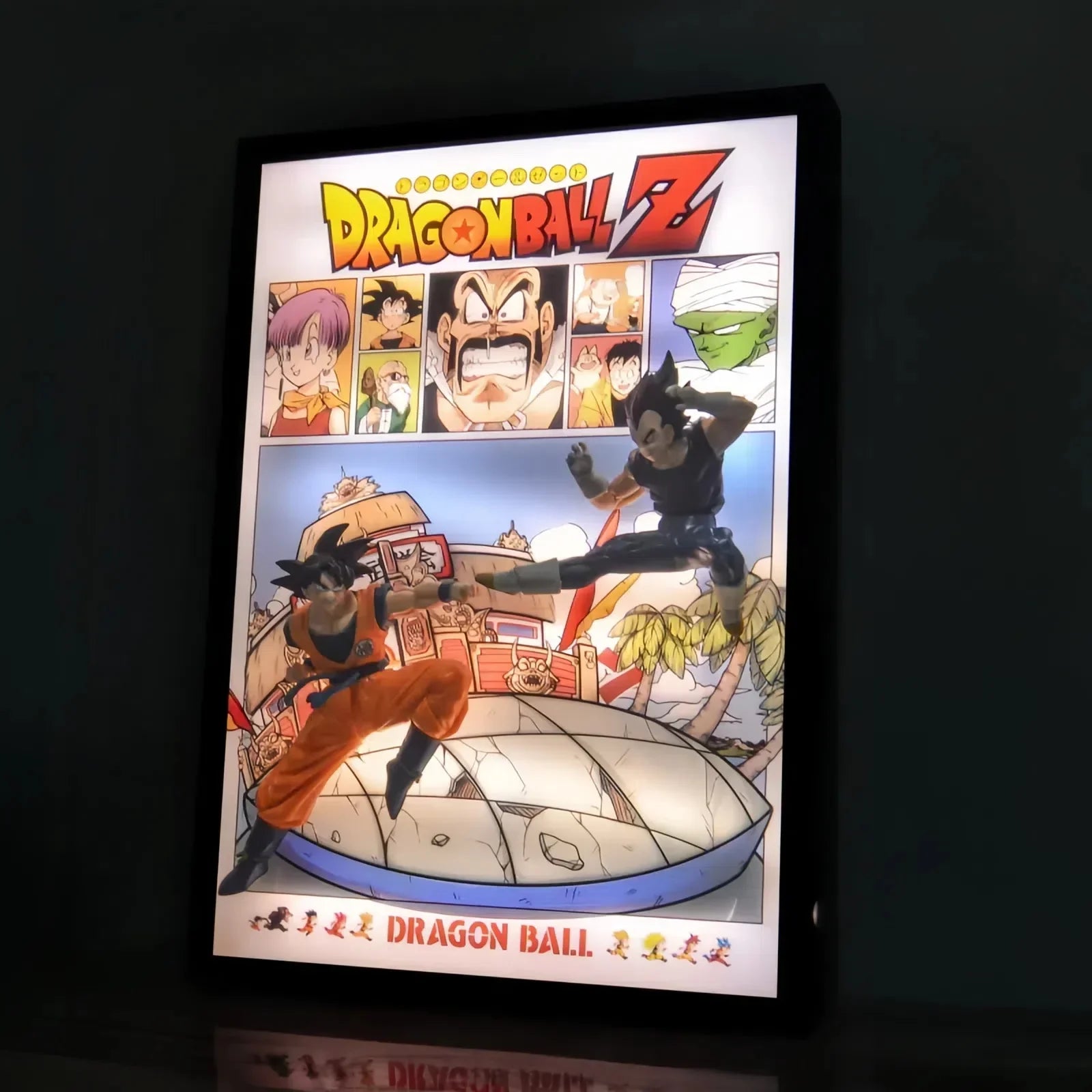 Dragon Ball Z Goku & Vegeta 3D Light Painting - aartgang