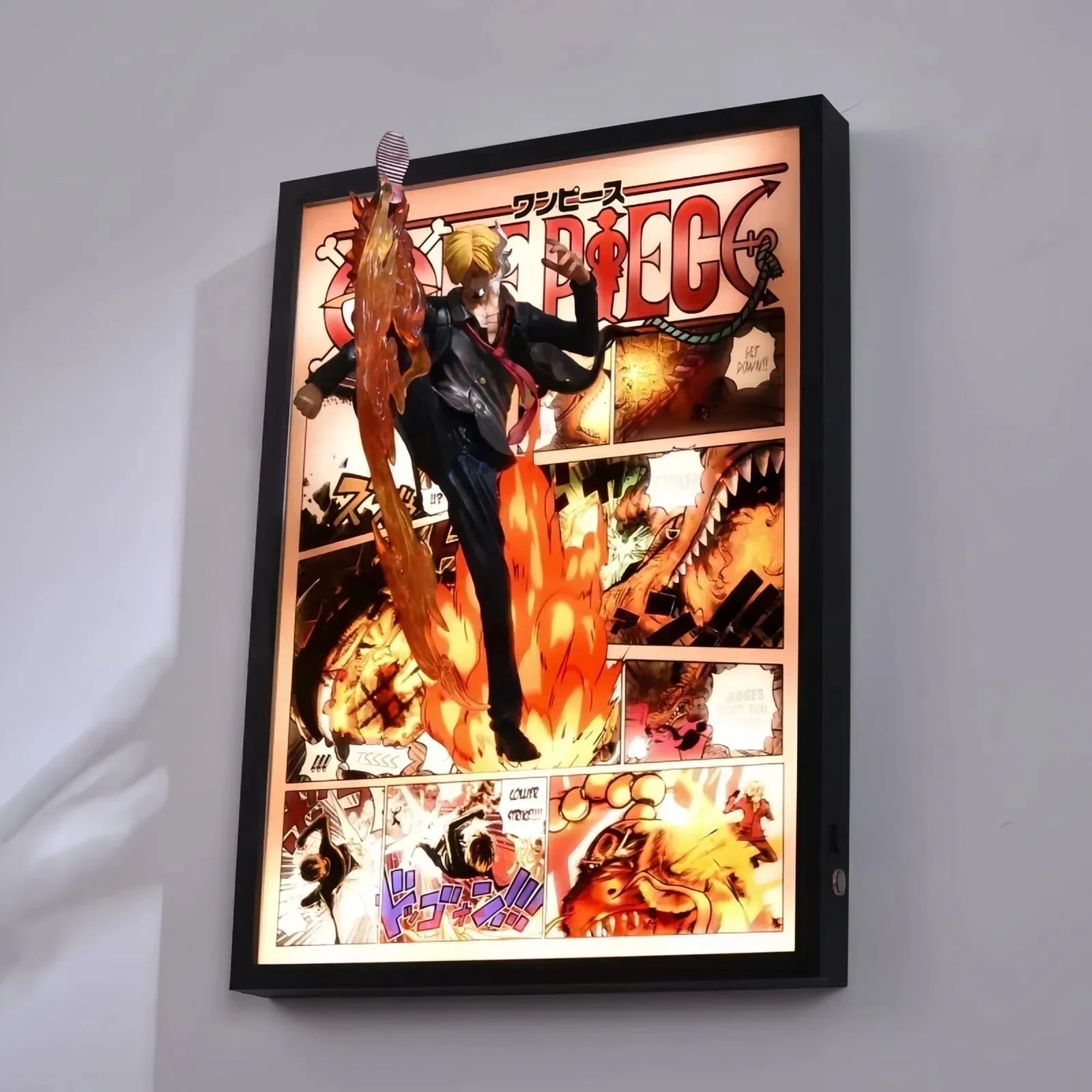 Sanji 3D Anime Light Painting - aartgang