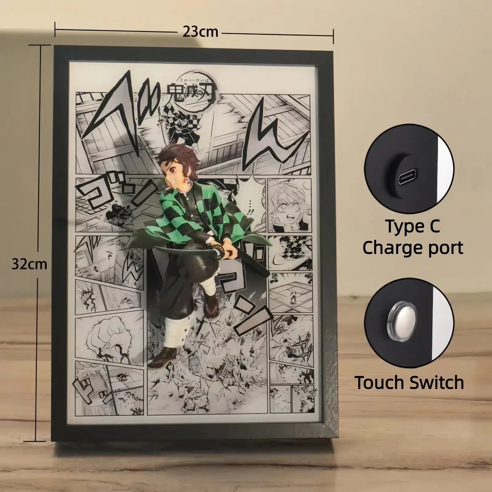 Demon Slayer Tanjiro 3D Light Painting - aartgang