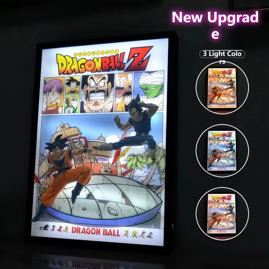 Dragon Ball Z Goku & Vegeta 3D Light Painting - aartgang