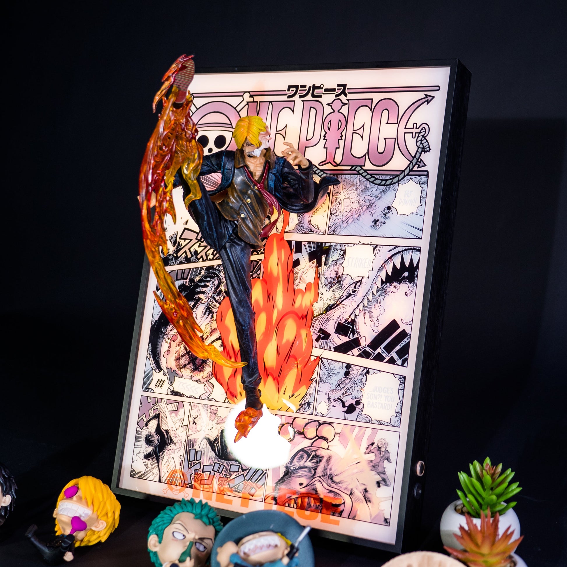 Sanji 3D Anime Light Painting - aartgang