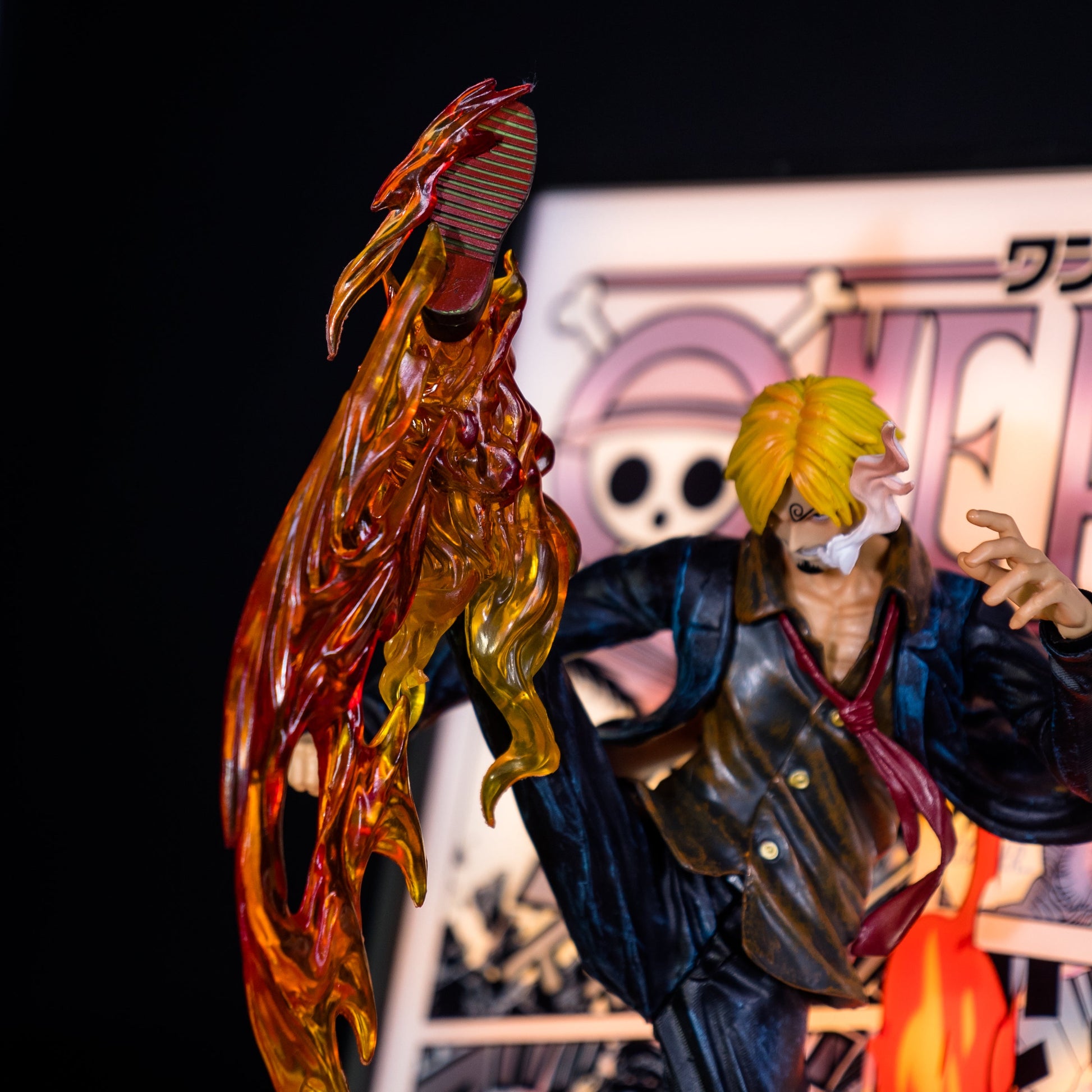 Sanji 3D Anime Light Painting - aartgang