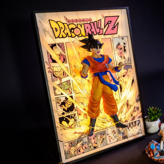Dragon Ball Z Goku 3D Light Painting - aartgang