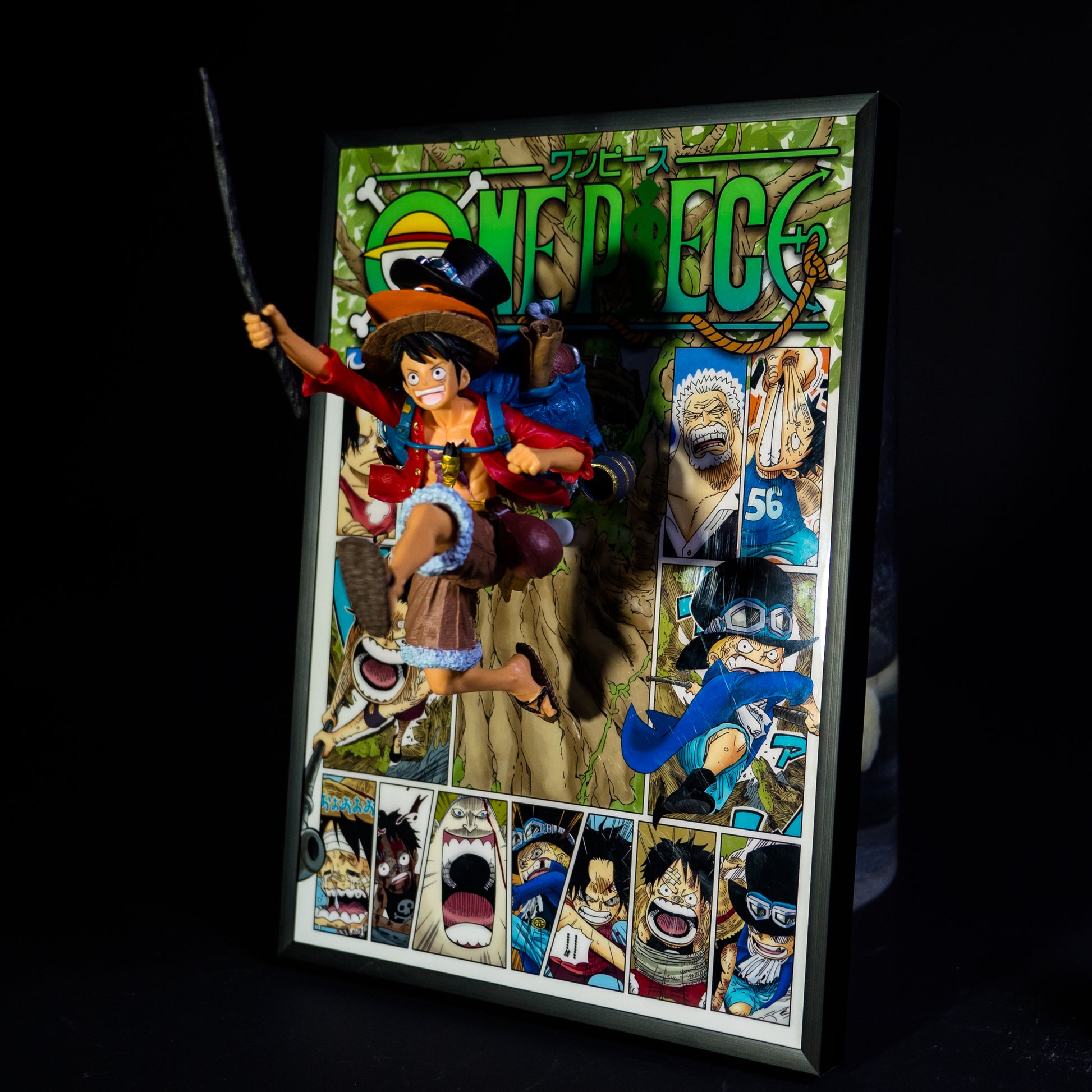 Luffy, Sabo,Ace 3D Anime Art Home Decor - aartgang