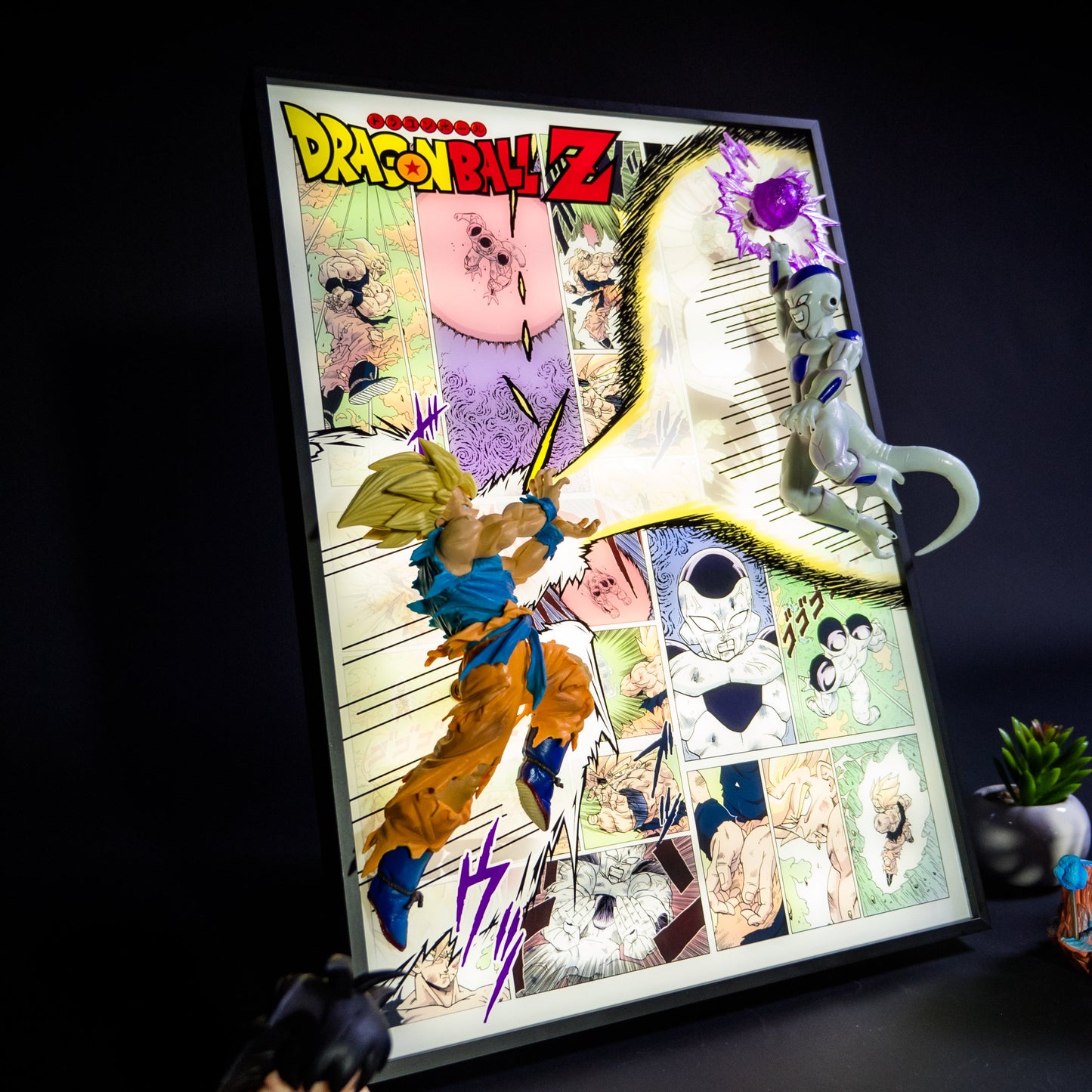 Goku vs Ferisa fight scene 3D Light Painting - aartgang