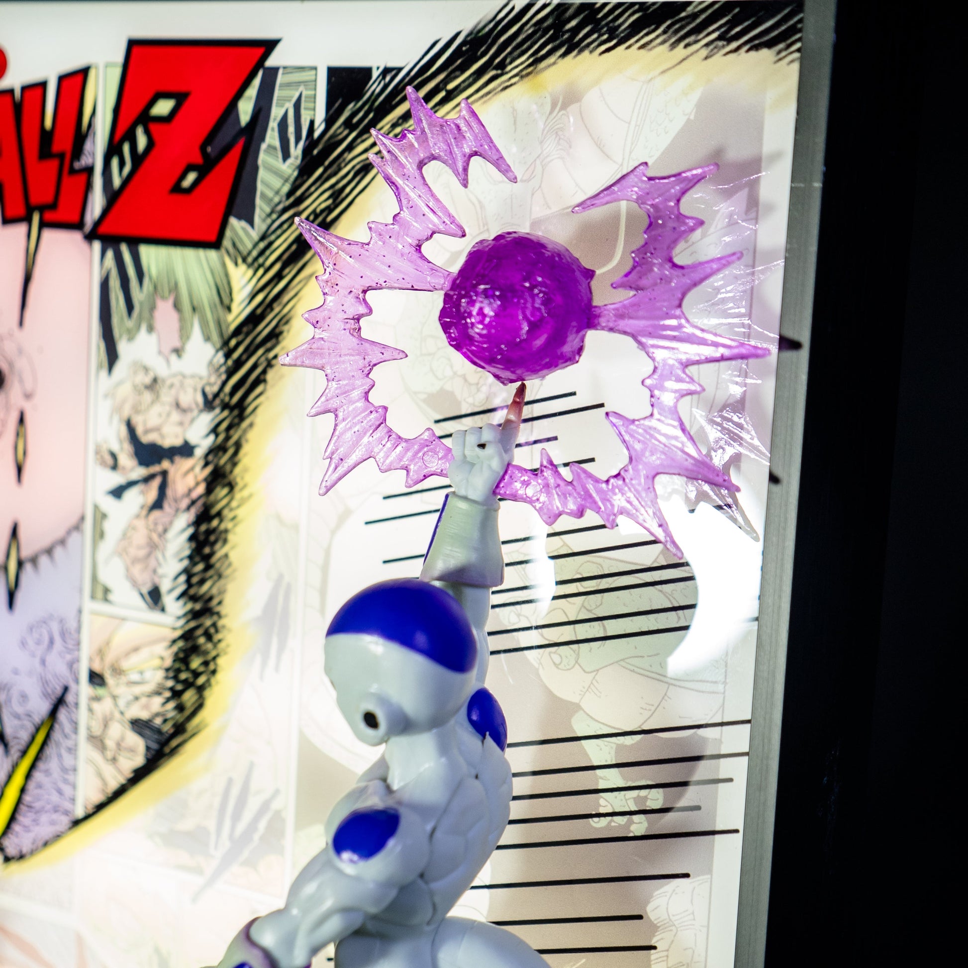 Goku vs Ferisa fight scene 3D Light Painting - aartgang