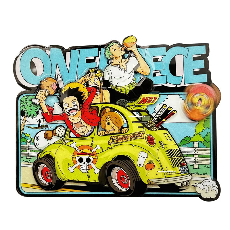 One Piece Fridge Magnet Luffy Zoro Chopper - aartgang