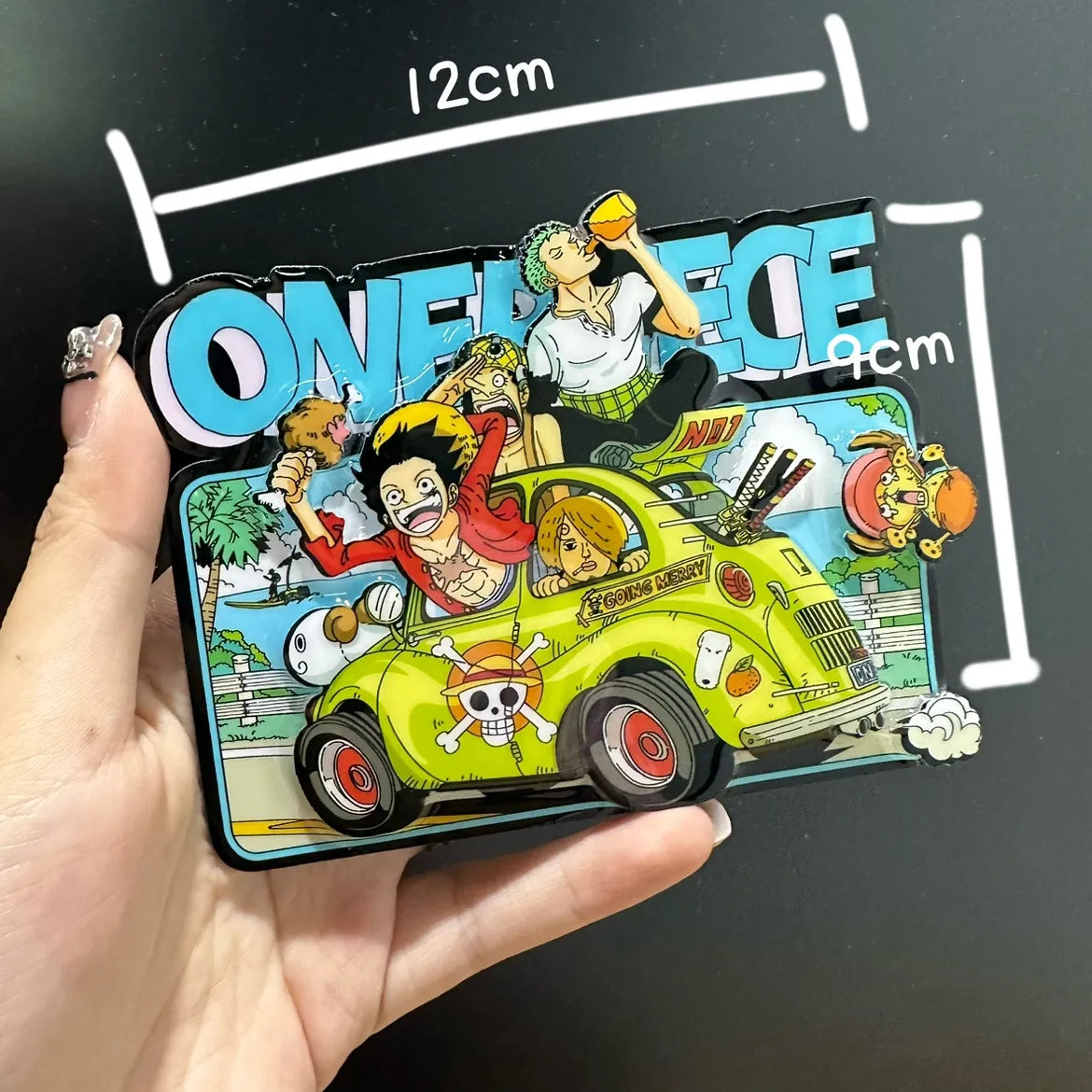 One Piece Fridge Magnet Luffy Zoro Chopper - aartgang