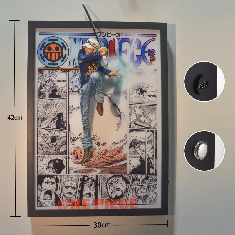 Trafalgar D. Water Law 3D Light Painting - aartgang