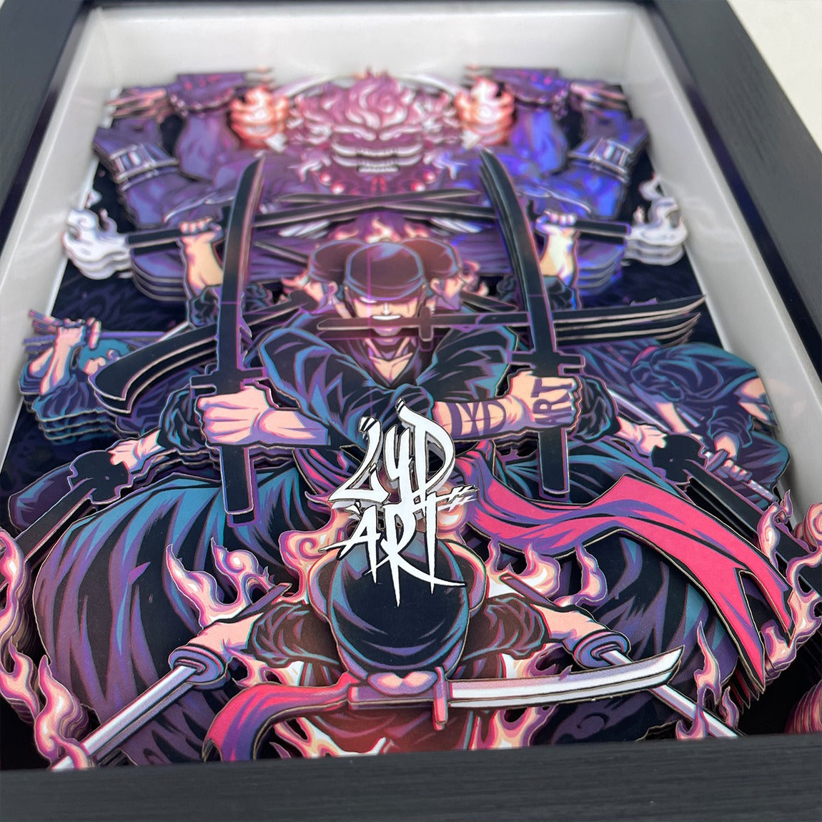 Luffy Gear 5 Nika & Zoro 3D Art - aartgang