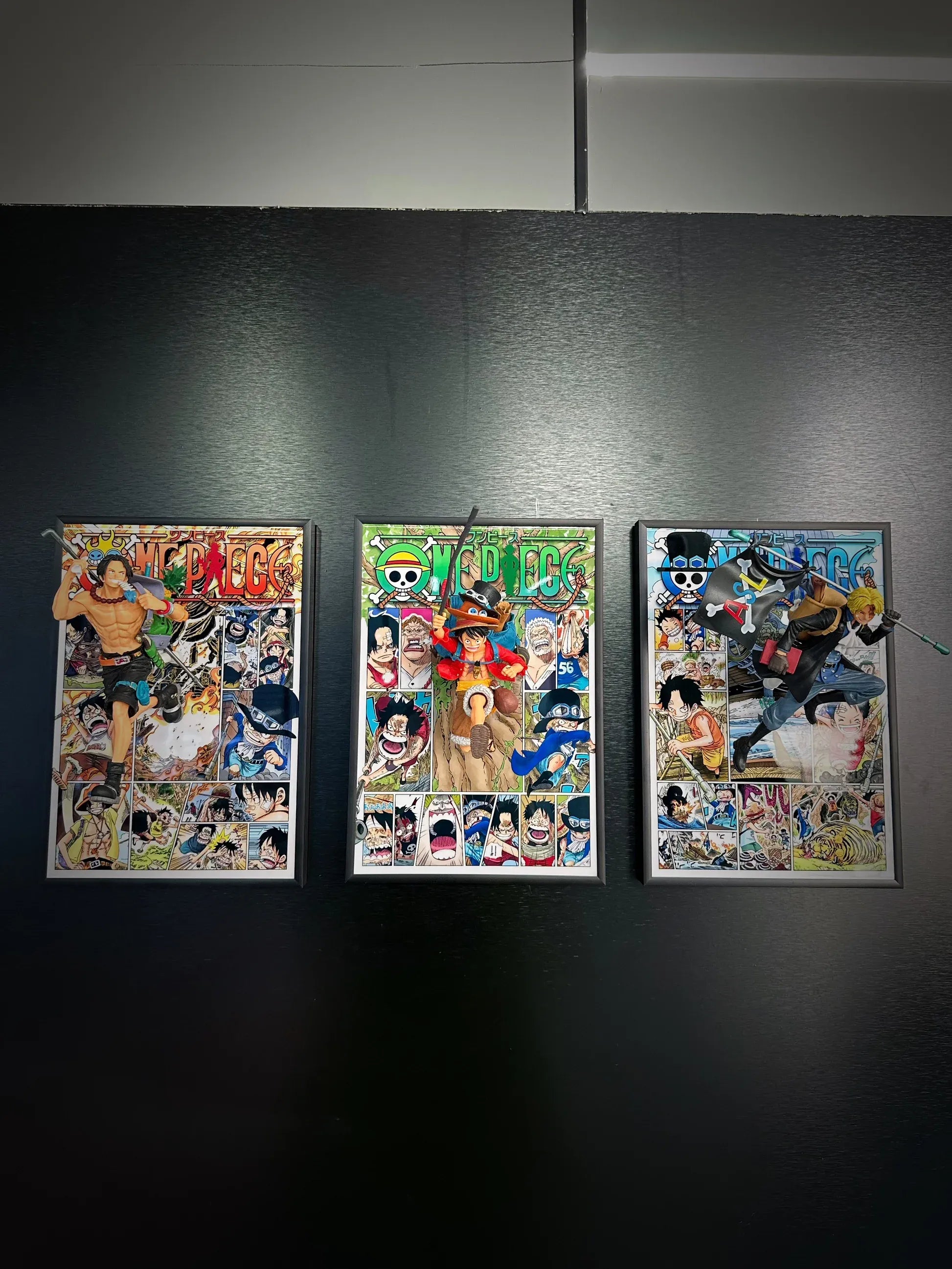 Luffy, Sabo,Ace 3D Anime Art Home Decor - aartgang
