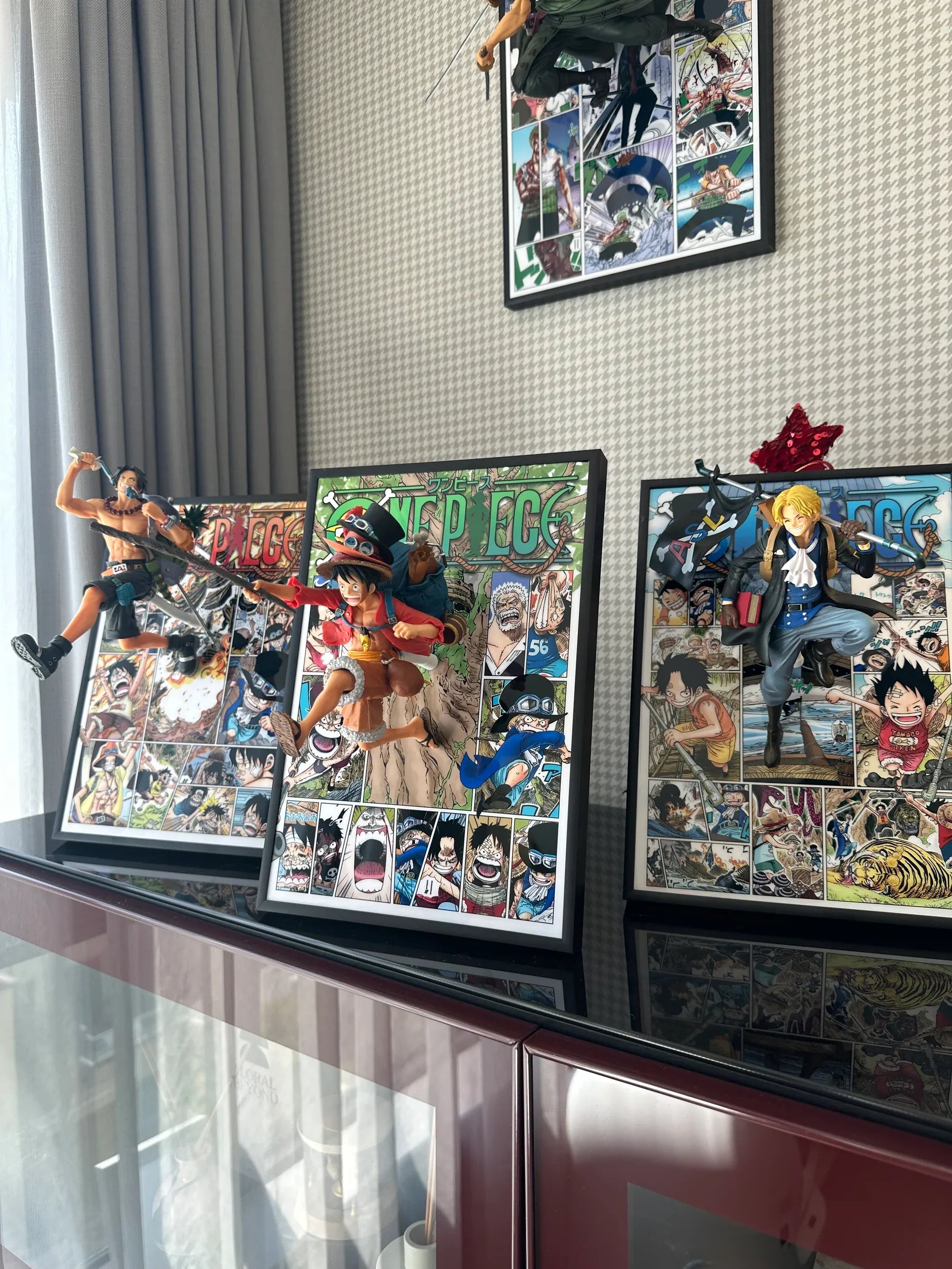 Luffy, Sabo,Ace 3D Anime Art Home Decor - aartgang
