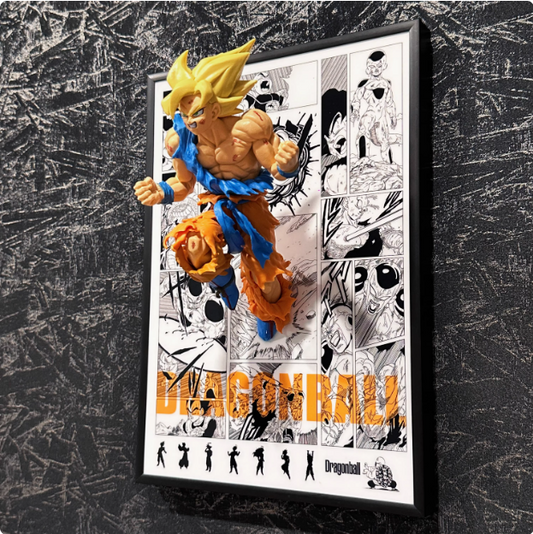 Dragon Ball Z 3D painting Goku, Broly,Vegeta,Trunks - aartgang