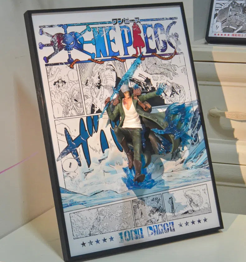 One Piece Kuzan Anime Art Decor - aartgang