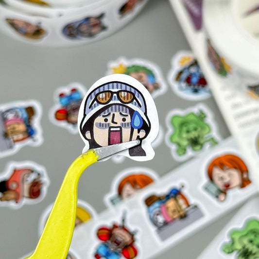 One Piece Cute Anime Stickers Roll