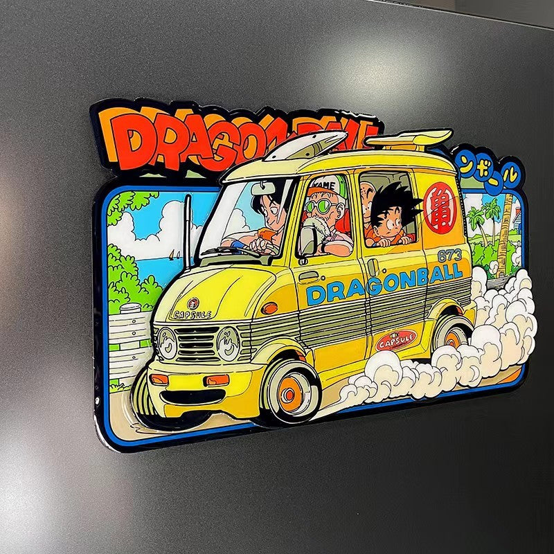 Dragon Ball Z Adventure Van Fridge Magnet - aartgang