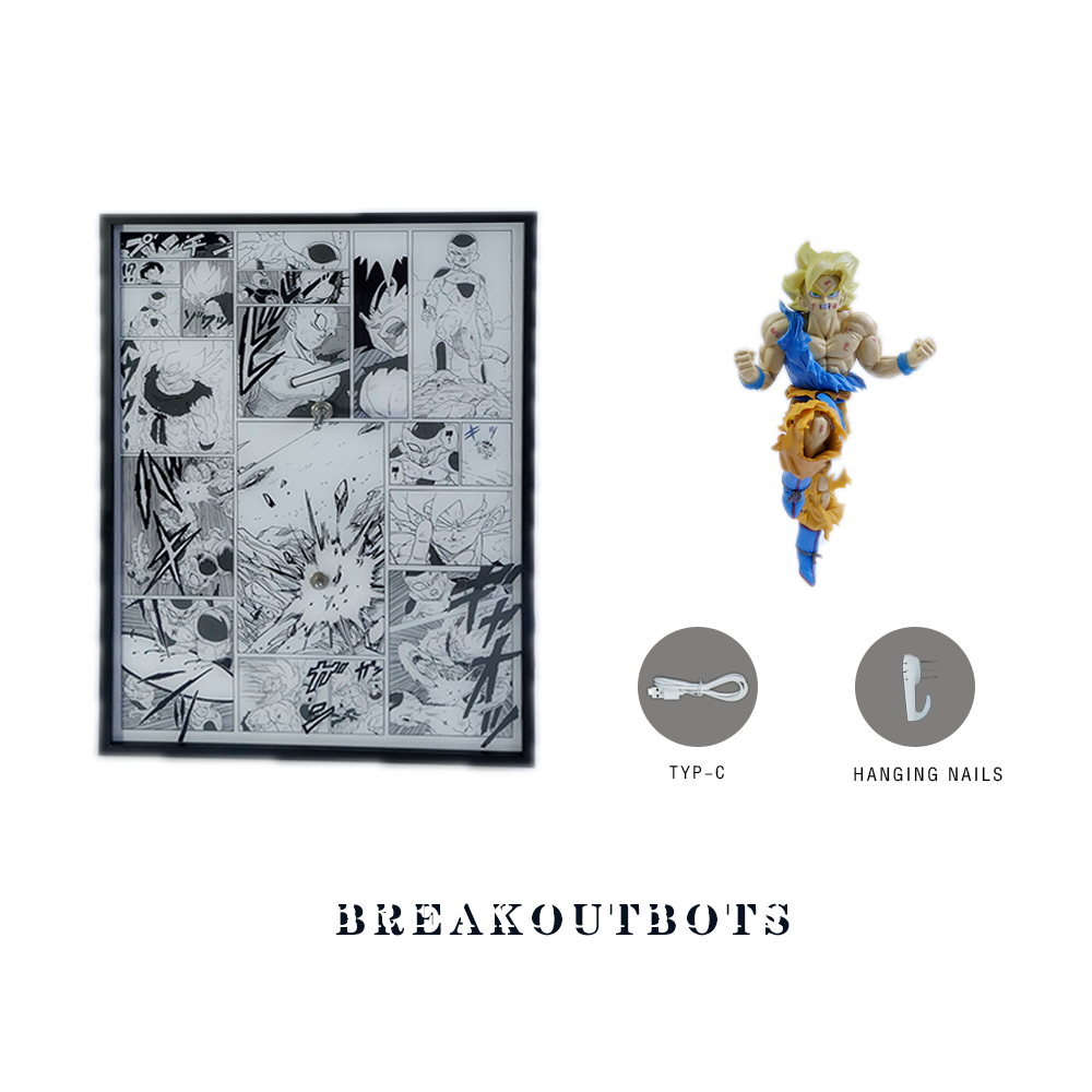 Dragon Ball Z GOKU Superseiyan 3D Light Painting - aartgang