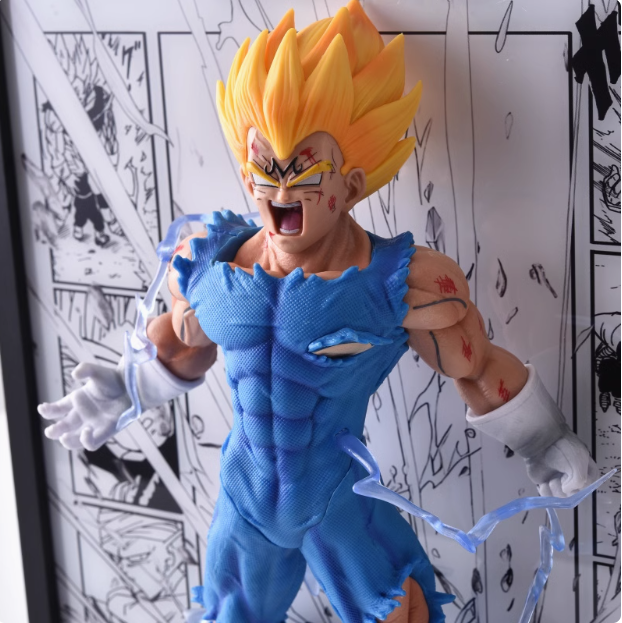 Dragon Ball Vegeta 3d Light Painting - aartgang