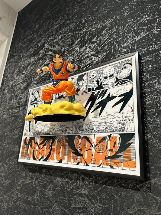 Dragon Ball Z 3D painting Goku, Broly,Vegeta,Trunks - aartgang