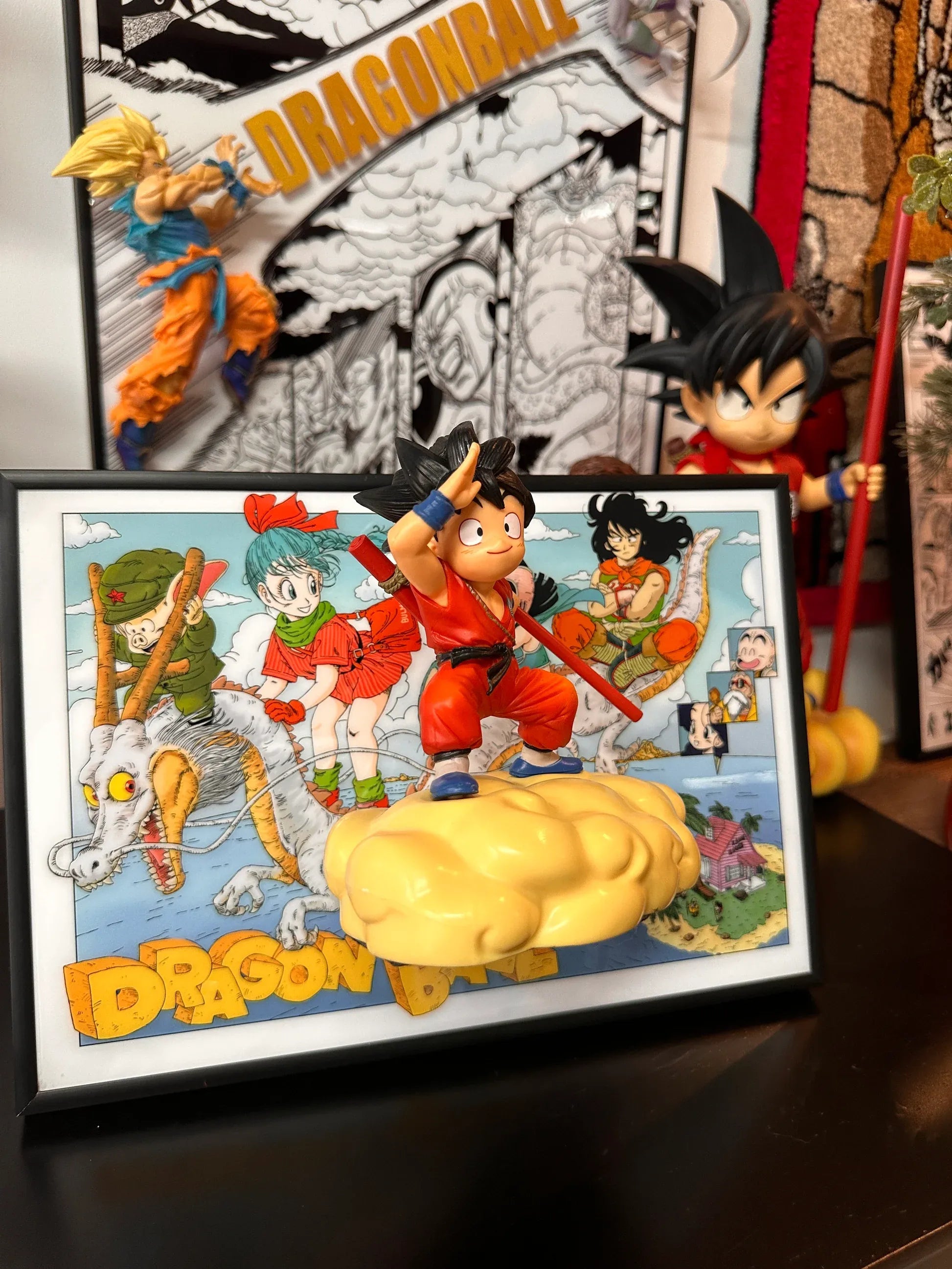 3D Kid Goku Flying Cloud Home Decor - aartgang