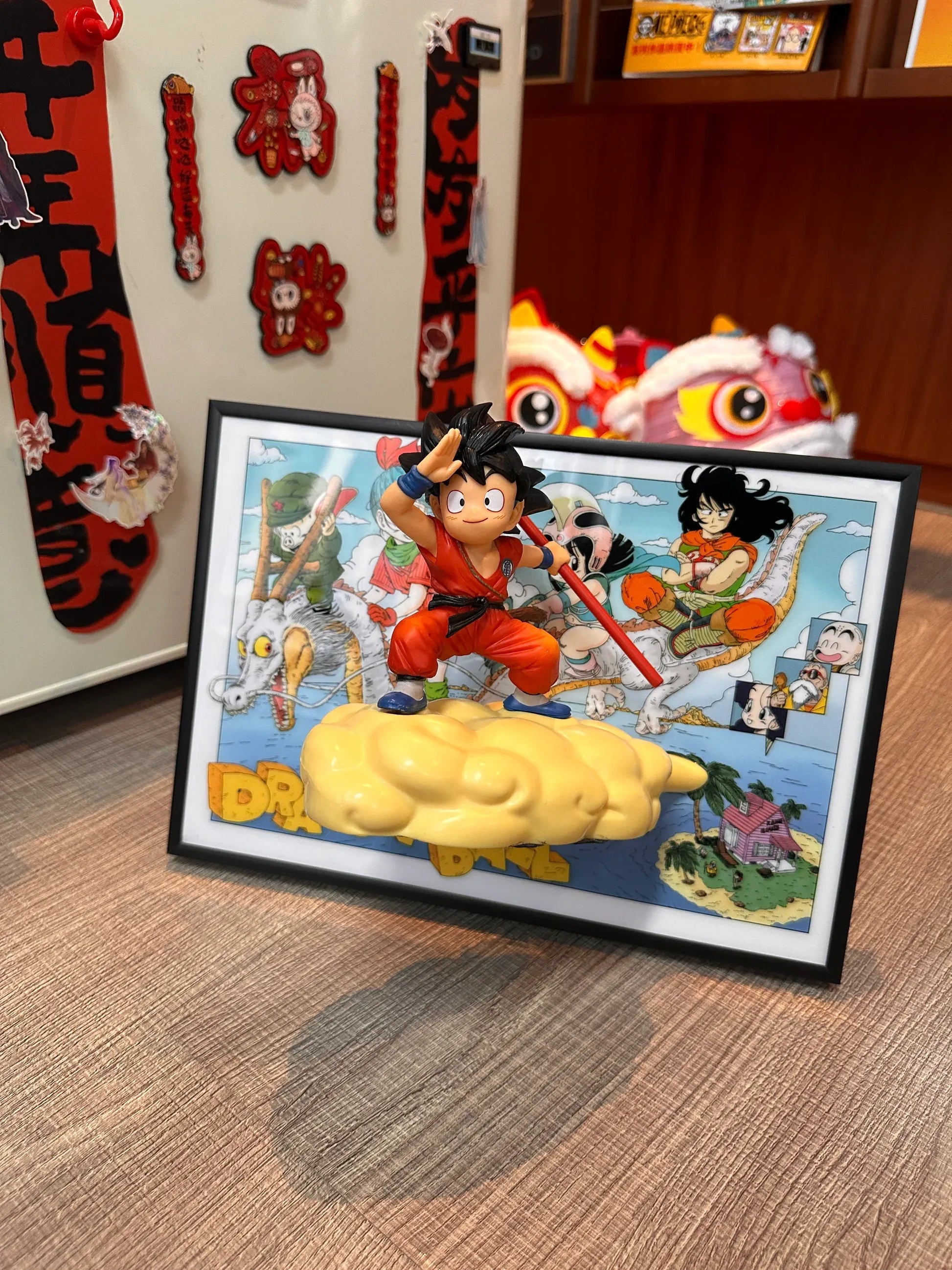3D Kid Goku Flying Cloud Home Decor - aartgang