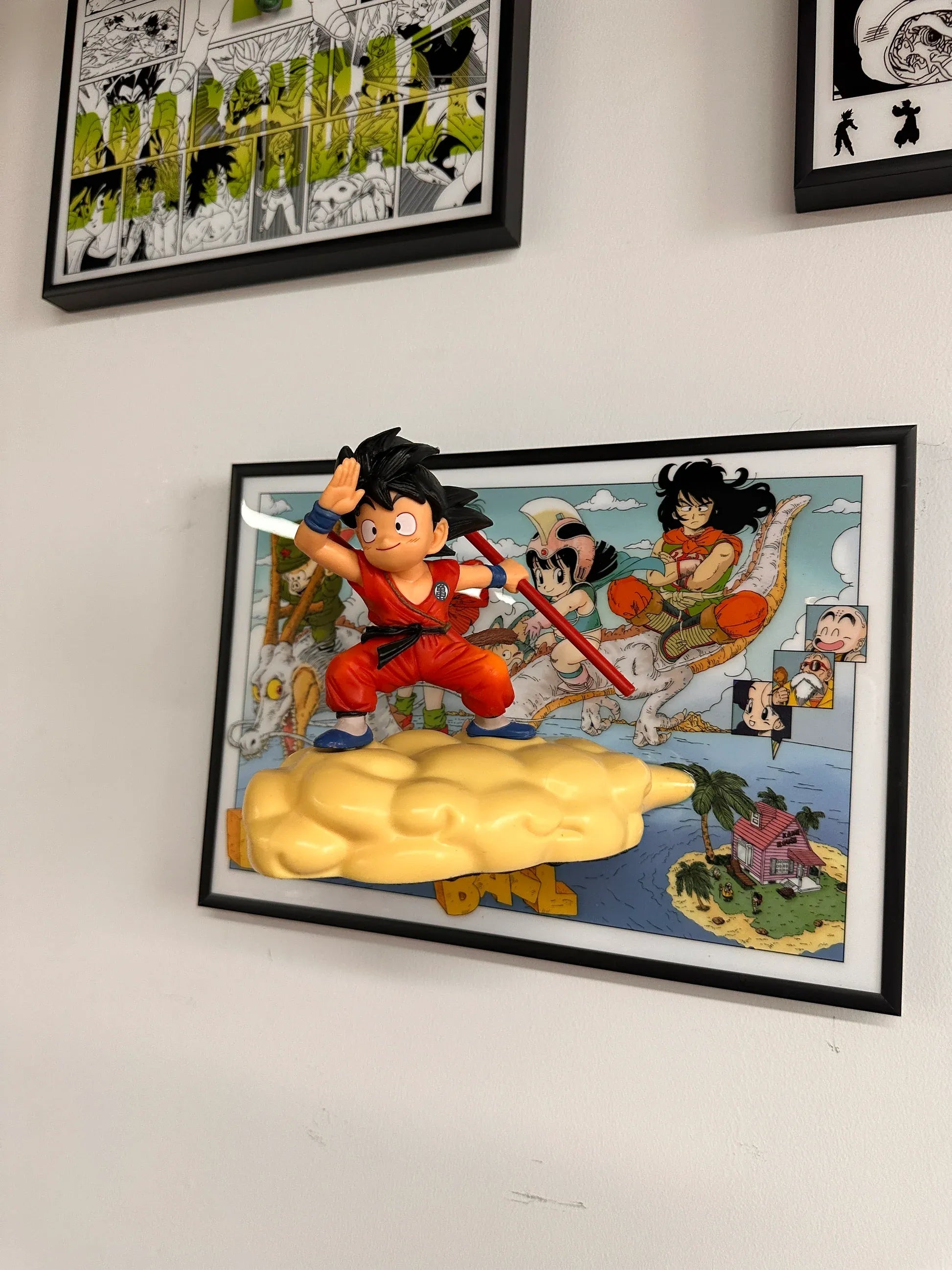 3D Kid Goku Flying Cloud Home Decor - aartgang
