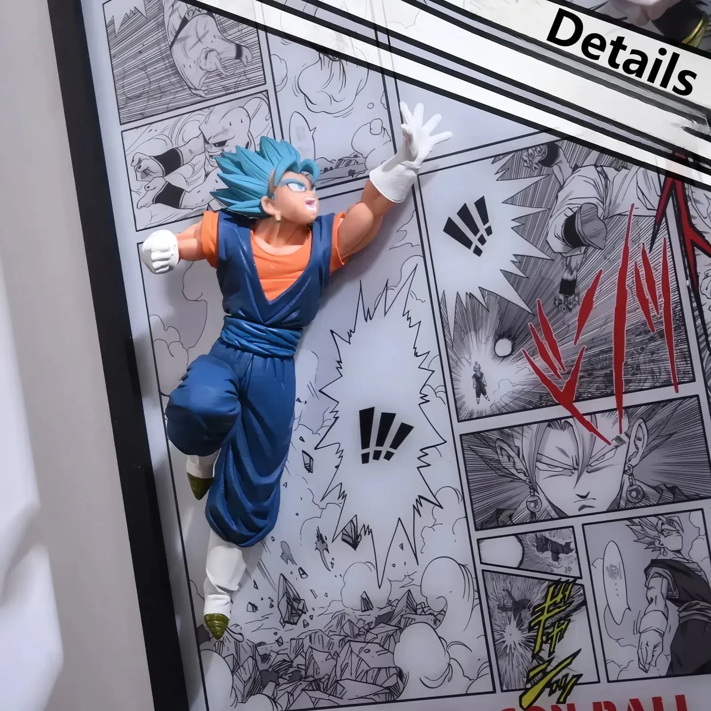 Dragon Ball Z Vegito vs Majin Buu 3D Light Painting - aartgang