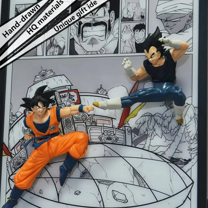 Dragon Ball Z Goku & Vegeta 3D Light Painting - aartgang