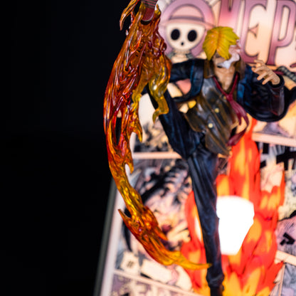 Sanji 3D Anime Light Painting - aartgang