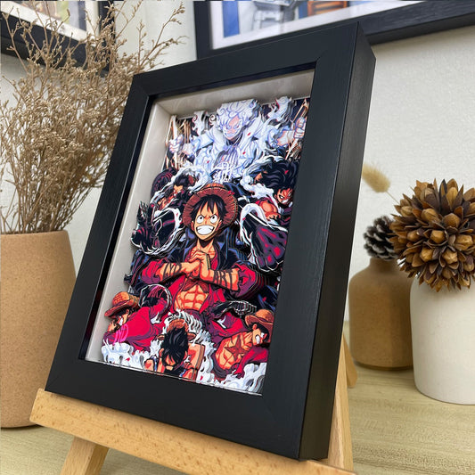 Luffy Gear 5 Nika & Zoro 3D Art - aartgang