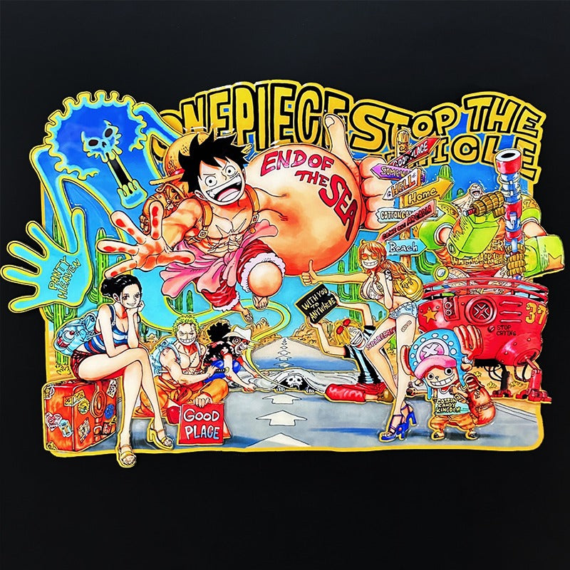 One Piece Fridge Magnet Luffy Zoro Chopper - aartgang