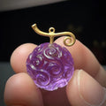Amethyst-Anhänger-Halskette