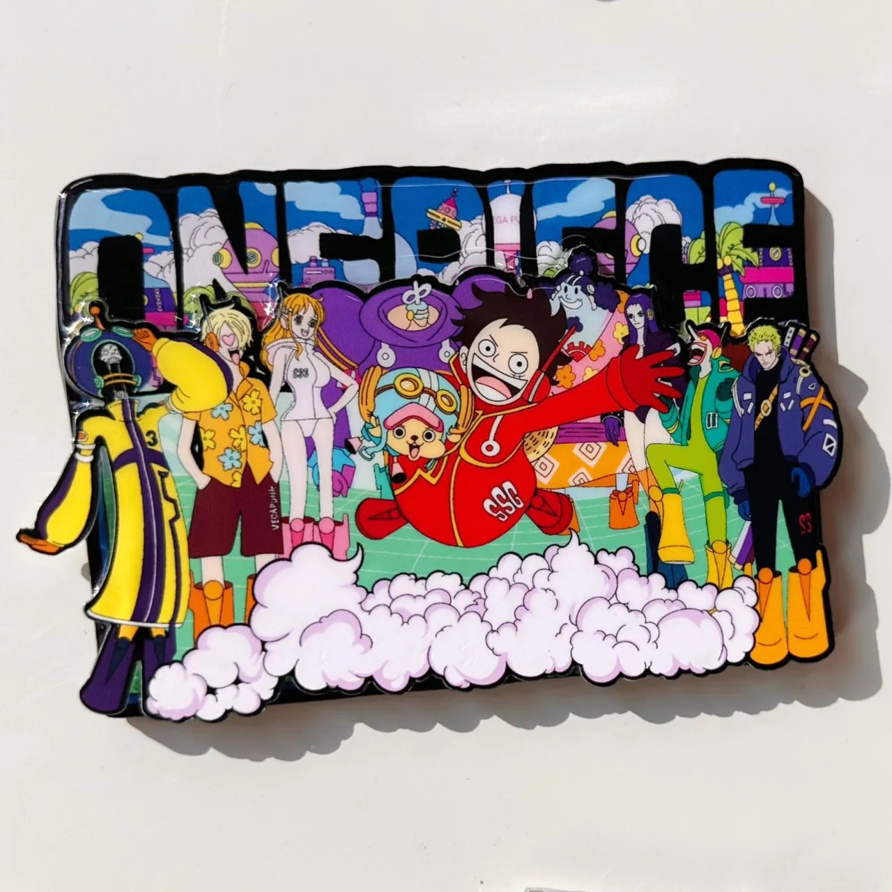 One Piece Fridge Magnet Luffy Zoro Chopper - aartgang