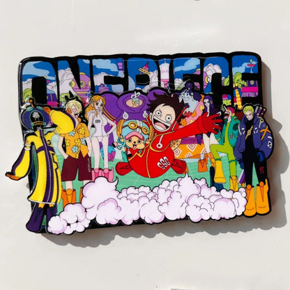 One Piece Fridge Magnet Luffy Zoro Chopper - aartgang