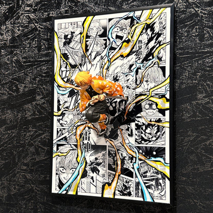 Demon Slayer 3D Wall Art for home decor - aartgang