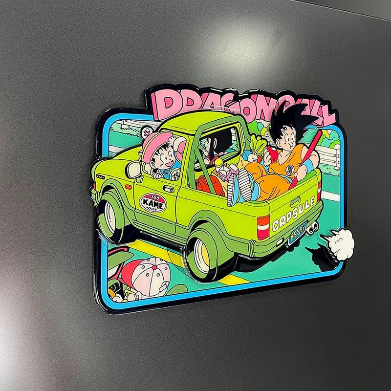 Dragon Ball Z Adventure Van Fridge Magnet - aartgang