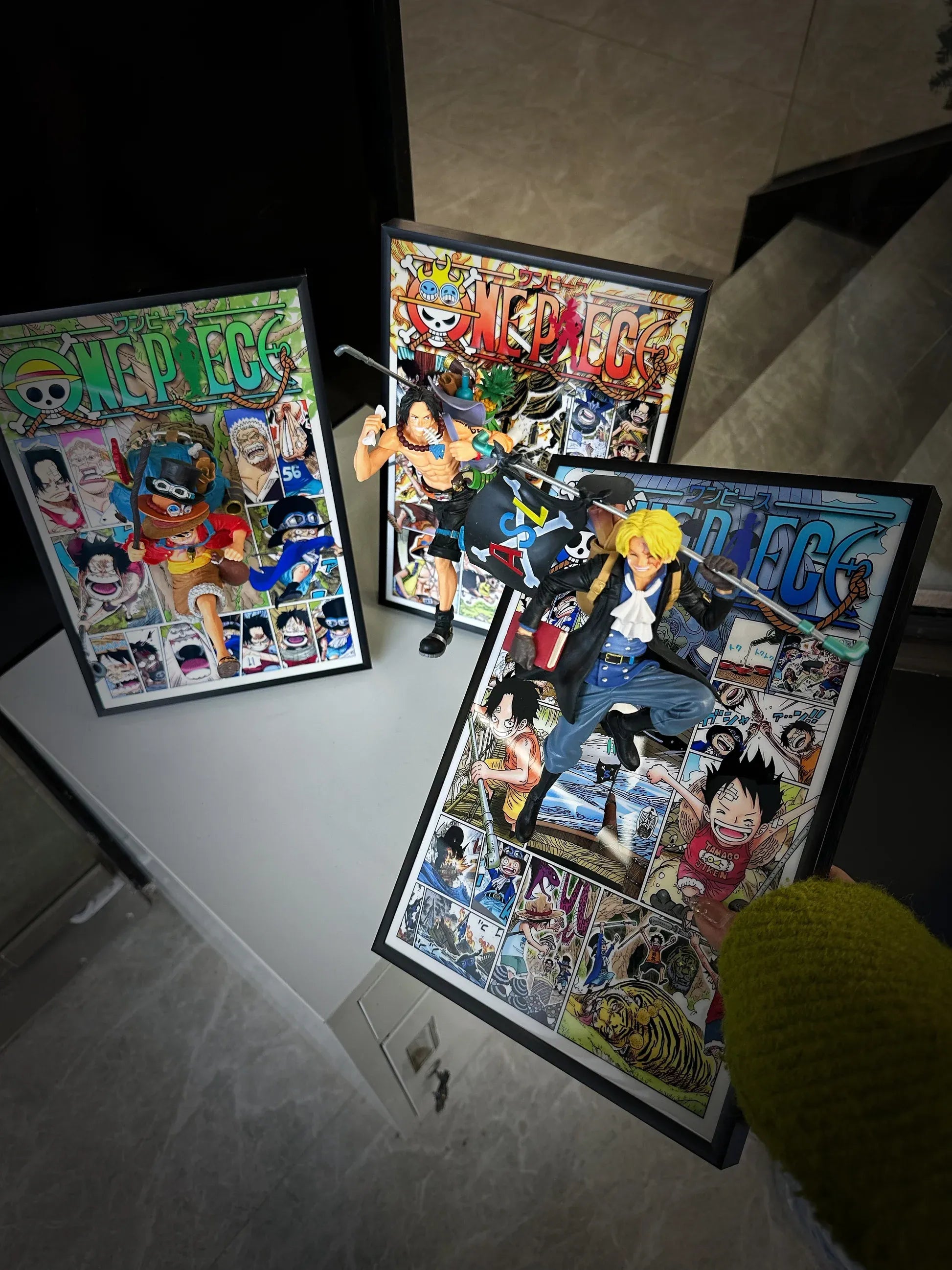Luffy, Sabo,Ace 3D Anime Art Home Decor - aartgang