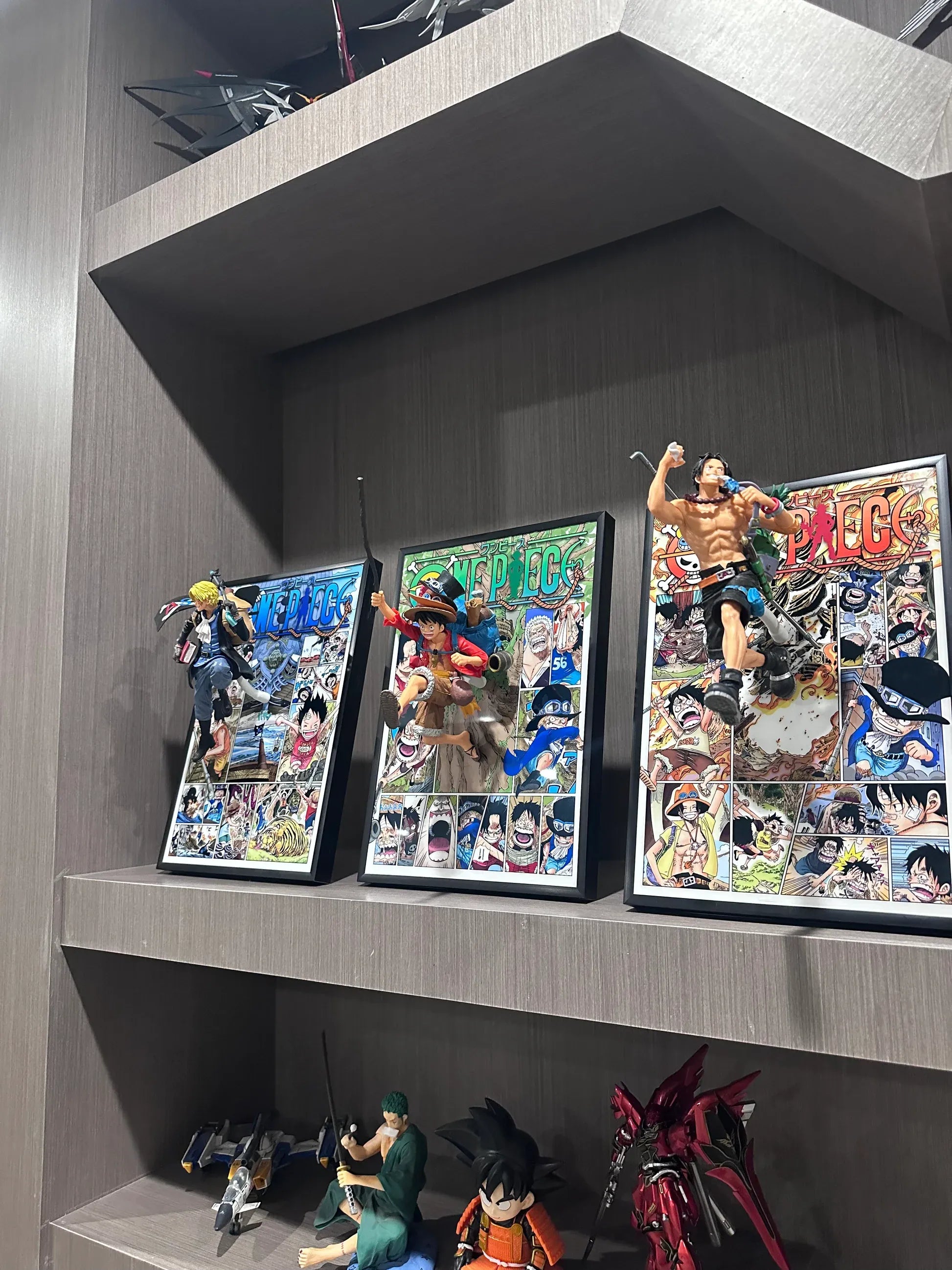 Luffy, Sabo,Ace 3D Anime Art Home Decor - aartgang