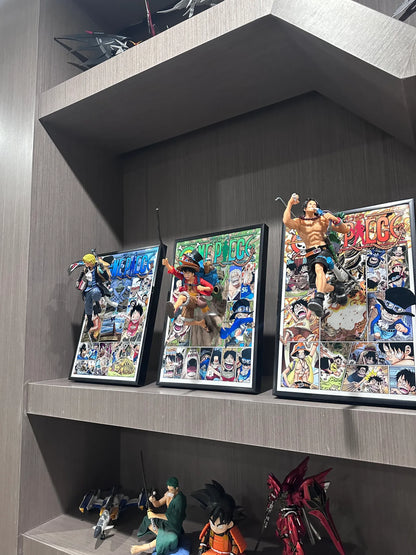 Luffy, Sabo,Ace 3D Anime Art Home Decor - aartgang