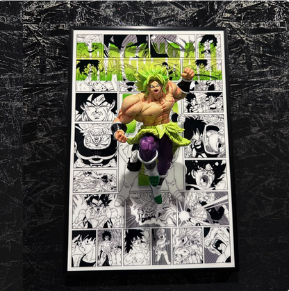 Dragon Ball Z 3D painting Goku, Broly,Vegeta,Trunks - aartgang