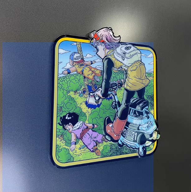 Dragon Ball Z Adventure Van Fridge Magnet - aartgang