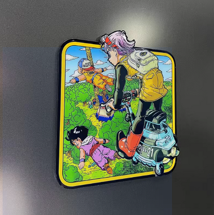 Dragon Ball Z Adventure Van Fridge Magnet - aartgang