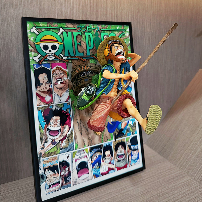 Luffy, Sabo,Ace 3D Anime Art Home Decor - aartgang