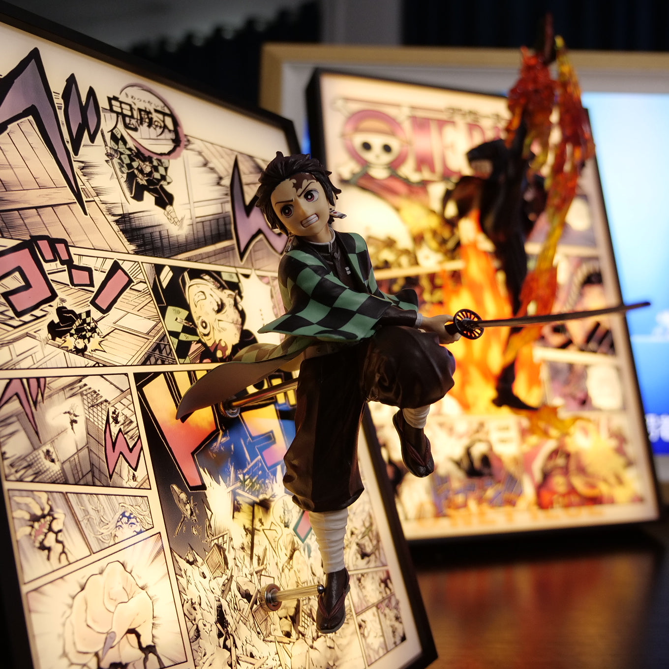 Demon Slayer Tanjiro 3D Light Painting - aartgang