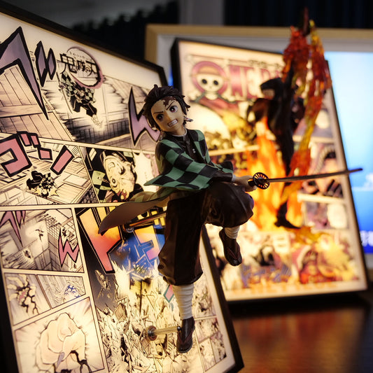 Demon Slayer Tanjiro 3D Light Painting - aartgang