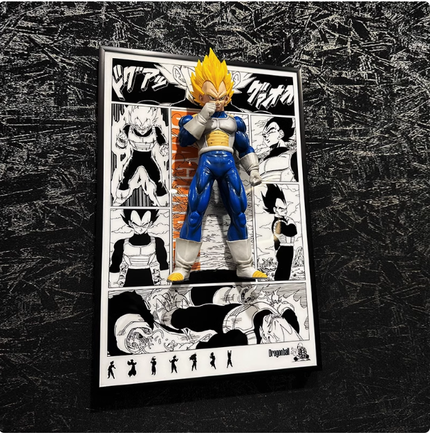 Dragon Ball Z 3D painting Goku, Broly,Vegeta,Trunks - aartgang