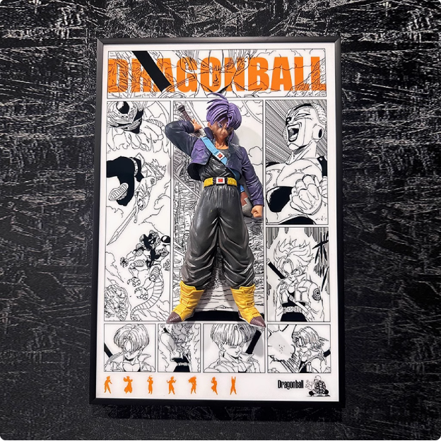 Dragon Ball Z 3D painting Goku, Broly,Vegeta,Trunks - aartgang